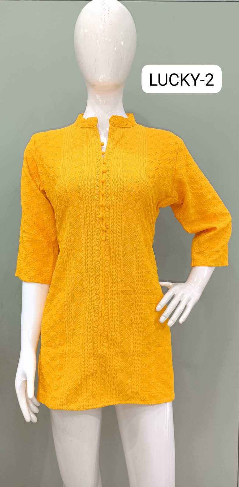 Ynf Rayon RIN190 LUCKY Setwise Collections Wholesale Kurtis Catalogs Manufacturer