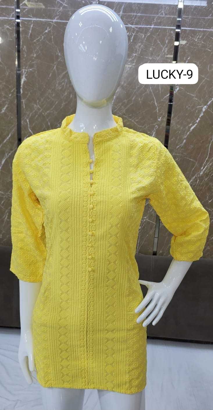Ynf Rayon RIN190 LUCKY Setwise Collections Wholesale Kurtis Catalogs Manufacturer