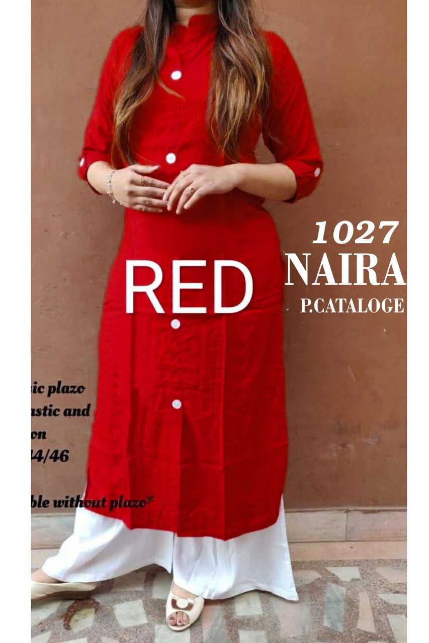 Ynf Rayon RIN222 NAIRA.P.P Kurti Wholesale Designer Kurtis Rayon Kurtis Kurti With Palazzo Manufacturer