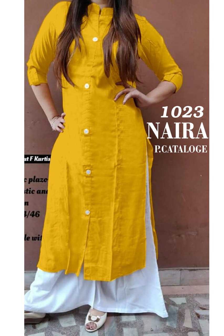 Ynf Rayon RIN222 NAIRA.P.P Kurti Wholesale Designer Kurtis Rayon Kurtis Kurti With Palazzo Manufacturer
