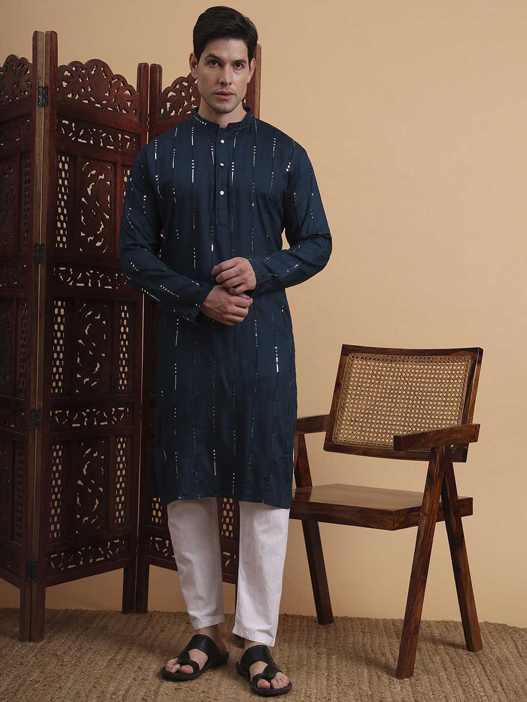 Ynf Reyon Cotton RIN188 KILLER6 Mens Wear Wholesale Mens Kurtas Men Cotton Kurta Men Wedding kurta Manufacturer