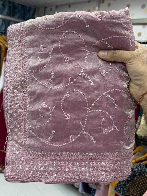 Ynf Satin KESH114 6348 Sarees Wedding Collections Festive Collections Wholesale Sequence Sarees Embroidered Sarees Satin Sarees Manufacturer