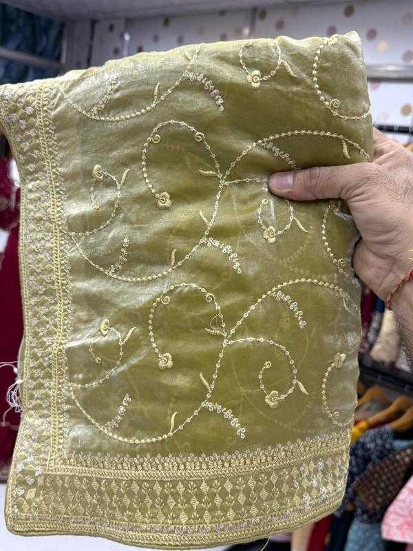 Ynf Satin KESH114 6348 Sarees Wedding Collections Festive Collections Wholesale Sequence Sarees Embroidered Sarees Satin Sarees Manufacturer