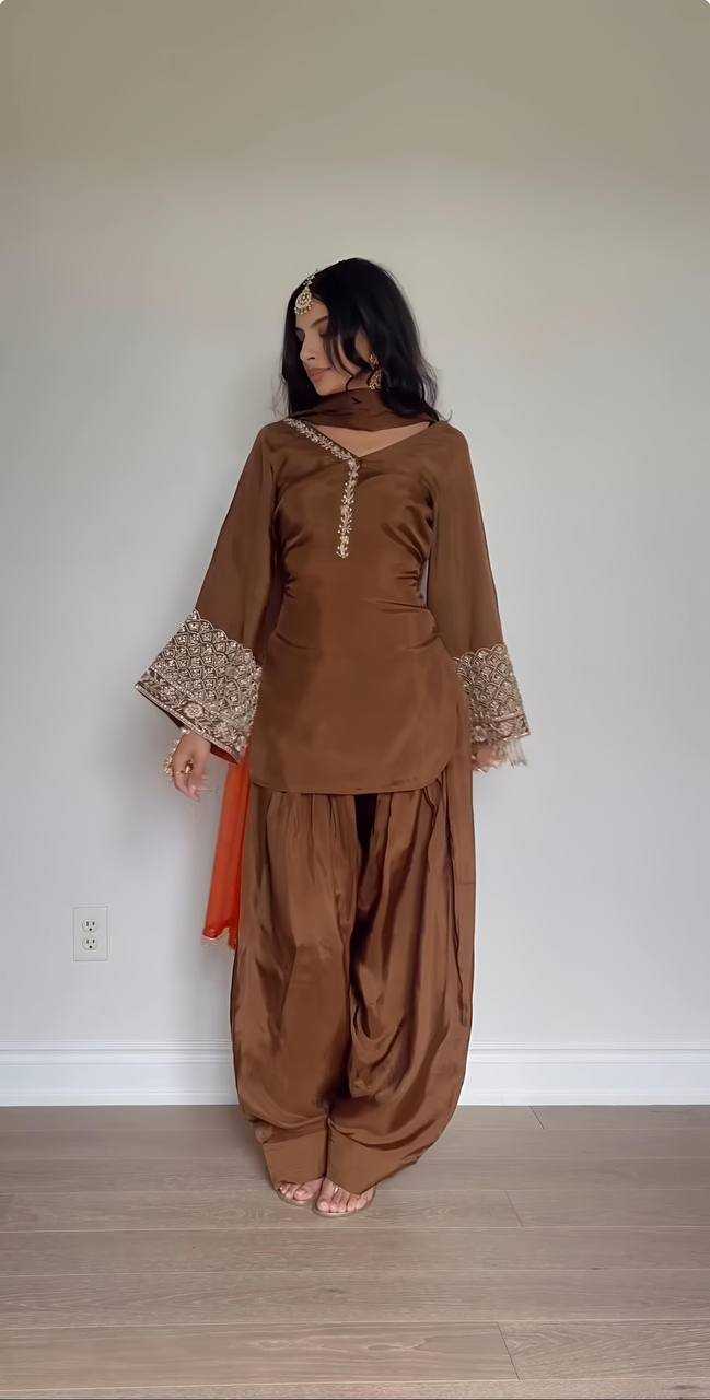 Ynf Satin KESH499 854 Suits & Dresses Wholesale Ladies Suits Palazzo Suit Silk Suits Manufacturer