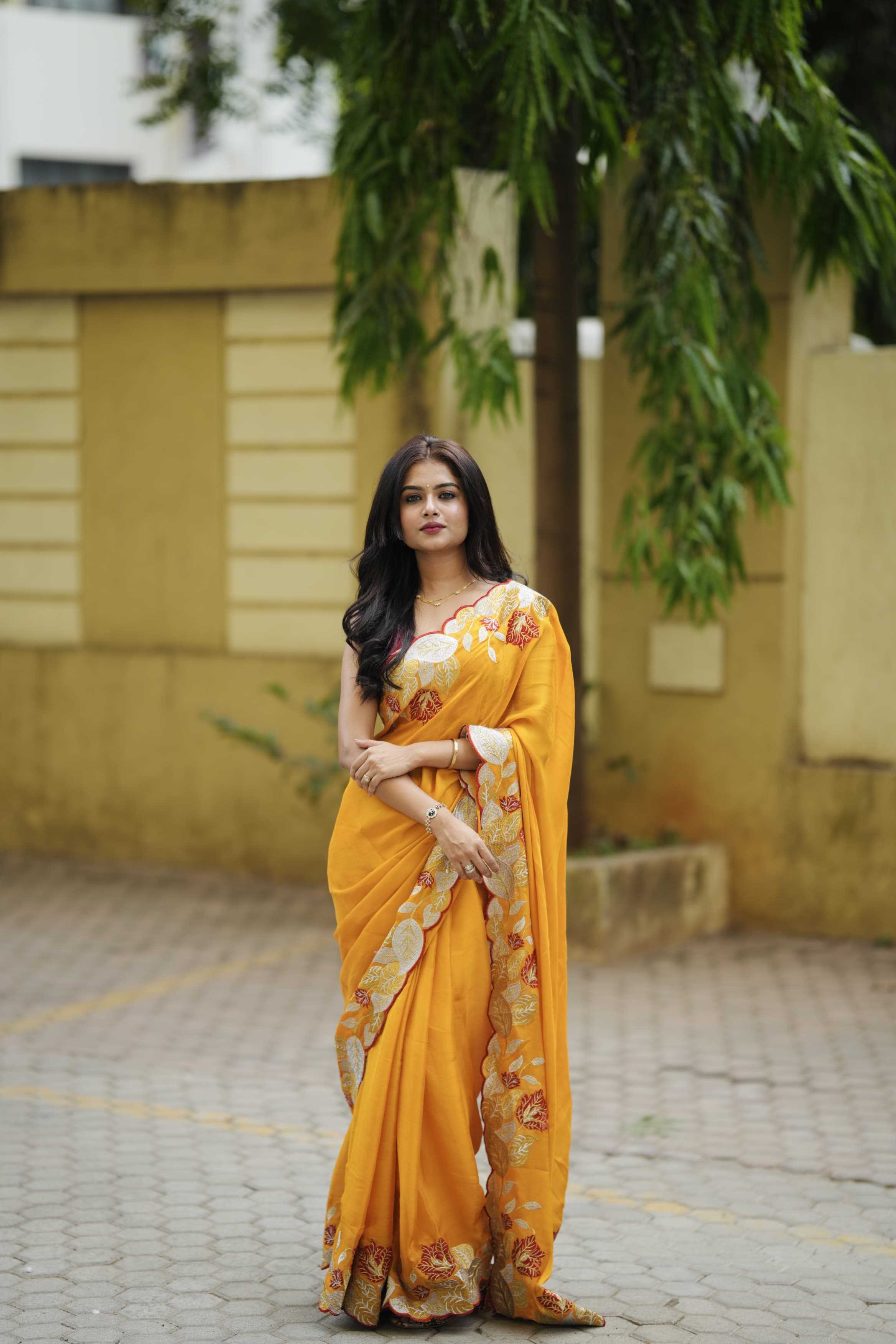 Ynf Satin RIN209 SAANJH Sarees Wedding Collections Festive Collections Wholesale Designer Sarees Embroidered Sarees Satin Sarees Manufacturer