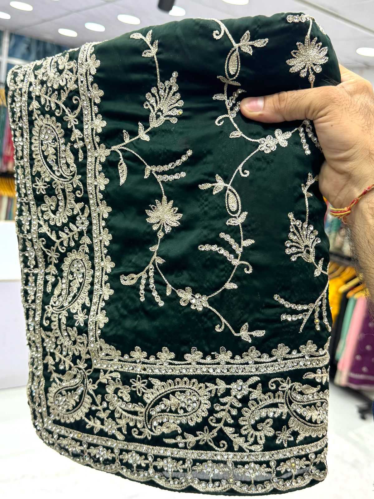 Ynf Satin Silk KESH114 KESAR Silk Sarees Wedding Collections Festive Collections Wholesale Designer Silk Sarees Embroidered Silk Sarees Silk Sarees With Stone Work Manufacturer