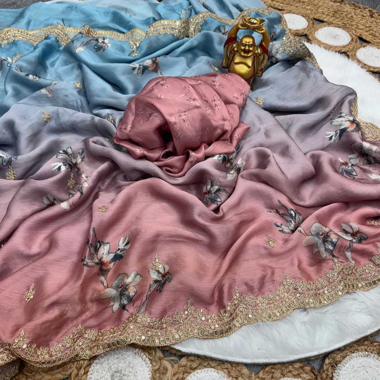 Ynf Satin Silk KESH486 887 Sarees Wholesale Party Wear Sarees Fancy Sarees Satin Sarees Manufacturer