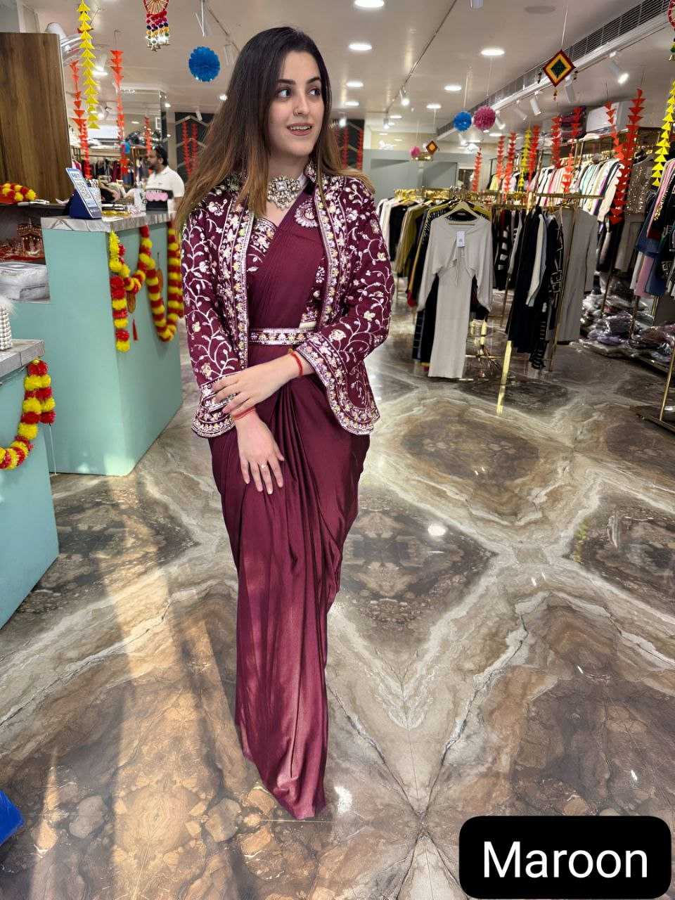 Ynf Satin Silk KESH516 9243 Sarees Wholesale Ready To Wear Sarees Party Wear Sarees Fancy Sarees Sequence Sarees Embroidered Sarees Manufacturer