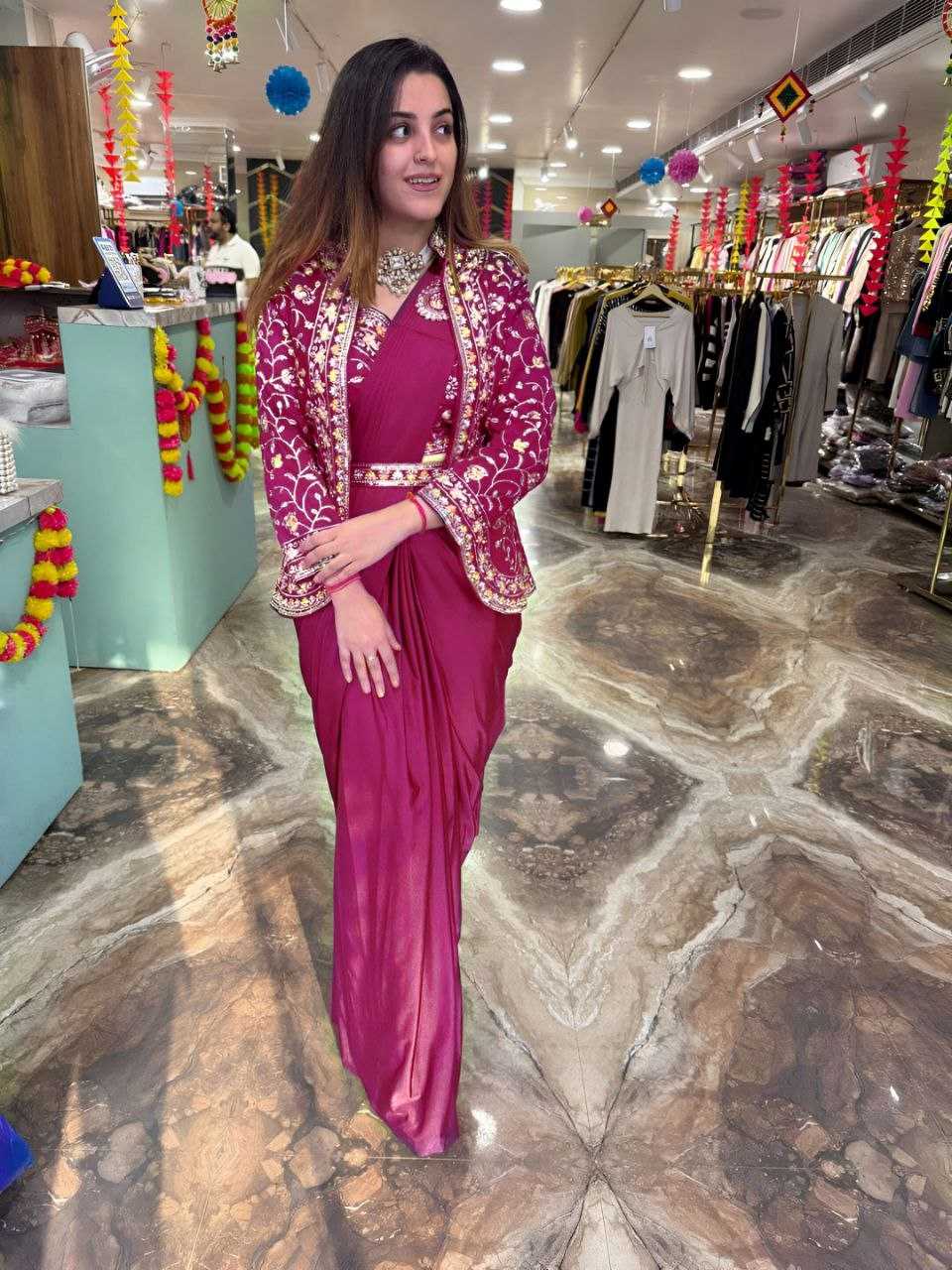 Ynf Satin Silk KESH516 9243 Sarees Wholesale Ready To Wear Sarees Party Wear Sarees Fancy Sarees Sequence Sarees Embroidered Sarees Manufacturer