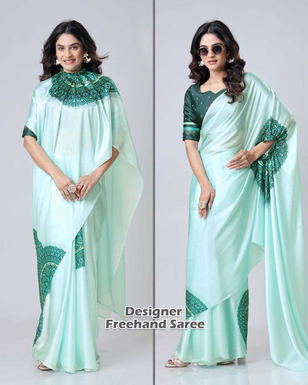 Ynf Satin Silk KESH516 9266 Sarees Wholesale Party Wear Sarees Fancy Sarees Printed Sarees Manufacturer