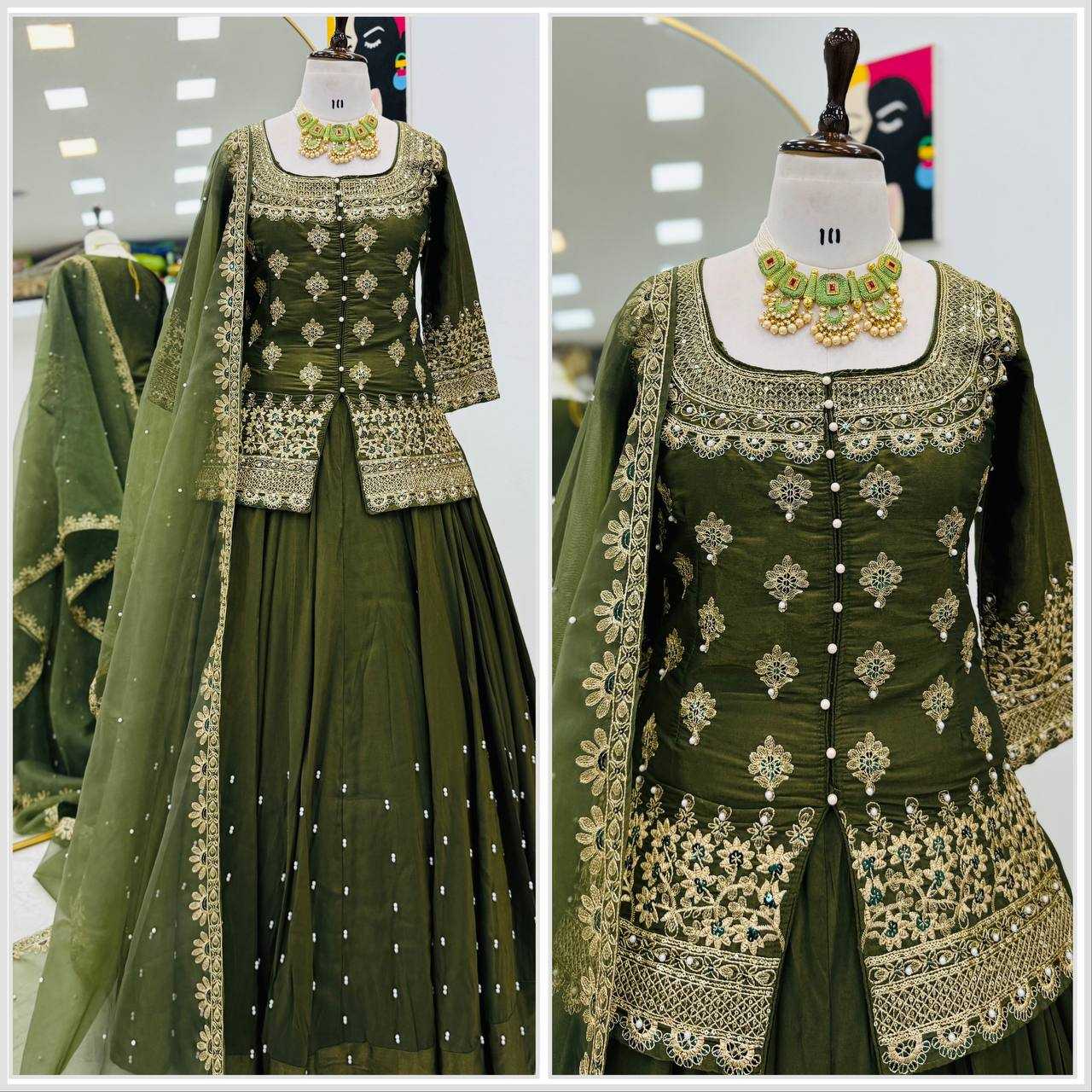 Ynf Shimmer silk KESH158 9008 Lehengas Wedding Collections Festive Collections Wholesale Designer Lehenga Silk Lehenga Wedding Outfits Manufacturer