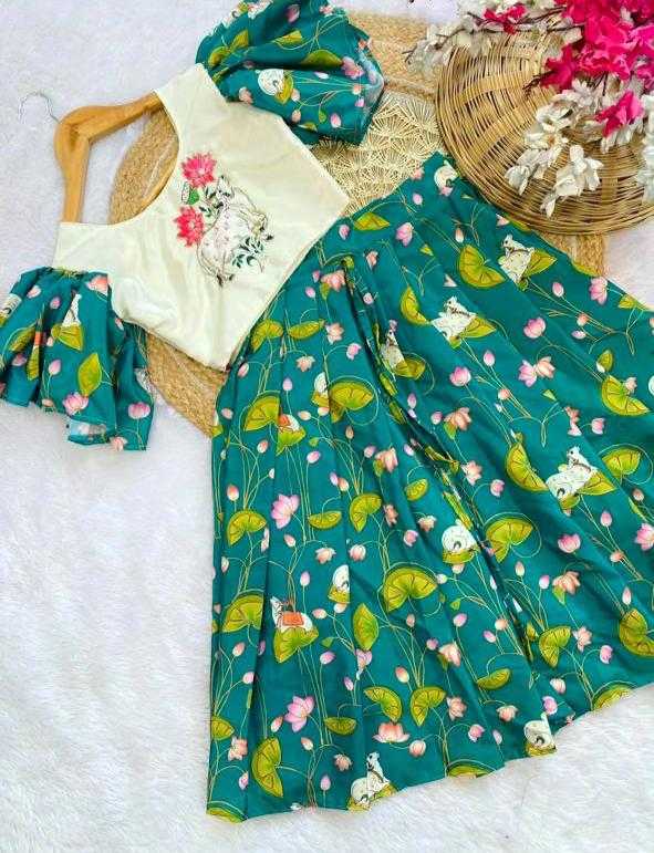 Ynf Silk KESH493 natural Kids Wear Wholesale Kids Lehenga Kids Lehenga Choli Baby Girl Lehenga Manufacturer