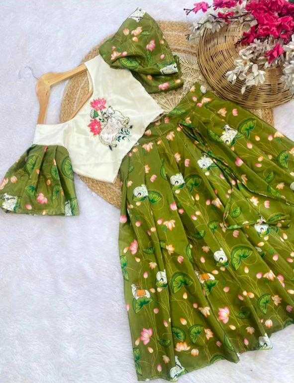 Ynf Silk KESH493 natural Kids Wear Wholesale Kids Lehenga Kids Lehenga Choli Baby Girl Lehenga Manufacturer