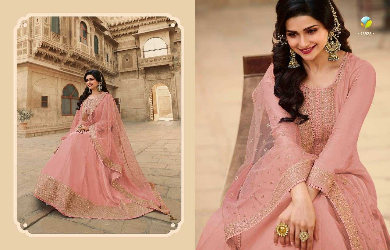 Ynf Silk KESH504 Kaseesh Parimahal Gowns Wedding Collections Festive Collections Wholesale Embroidery Gowns Silk Gowns Gown With Dupatta Manufacturer