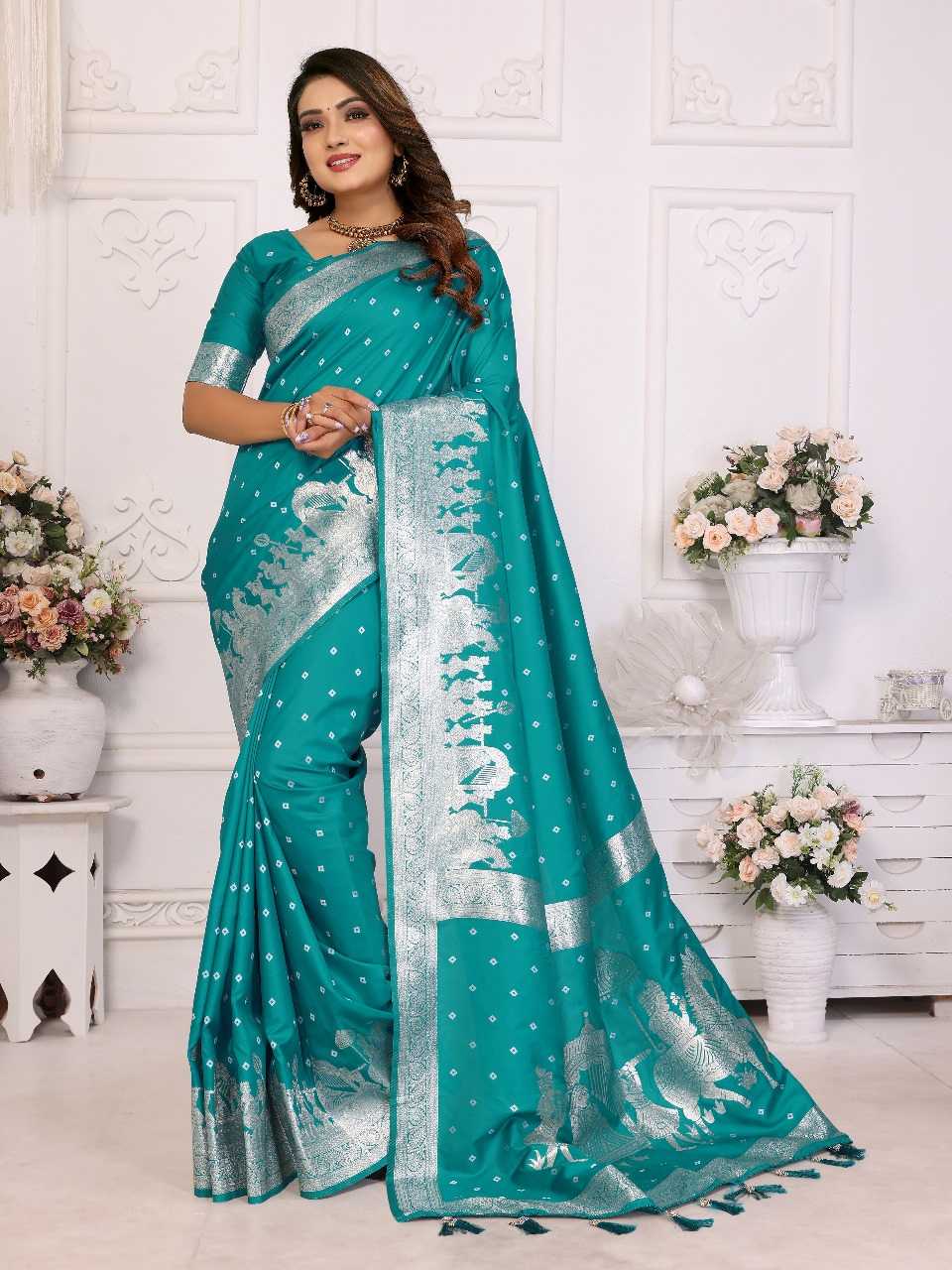 Ynf Silk RIN144 Heena Silk Sarees Wedding Collections Festive Collections Wholesale Designer Silk Sarees Silk Sarees For Weddings Festival Silk Sarees Manufacturer