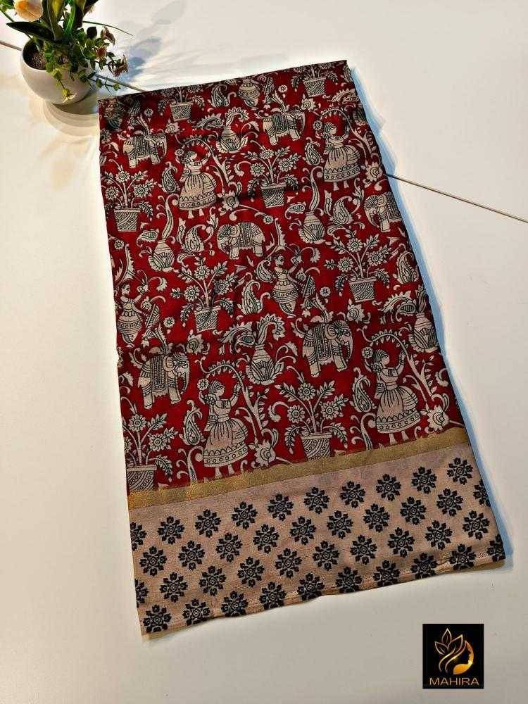 Ynf Silk RIN203 maheshwari Silk Sarees Festive Collections Wholesale Designer Silk Sarees Kalamkari Silk Sarees Mahashivratri Collections Manufacturer