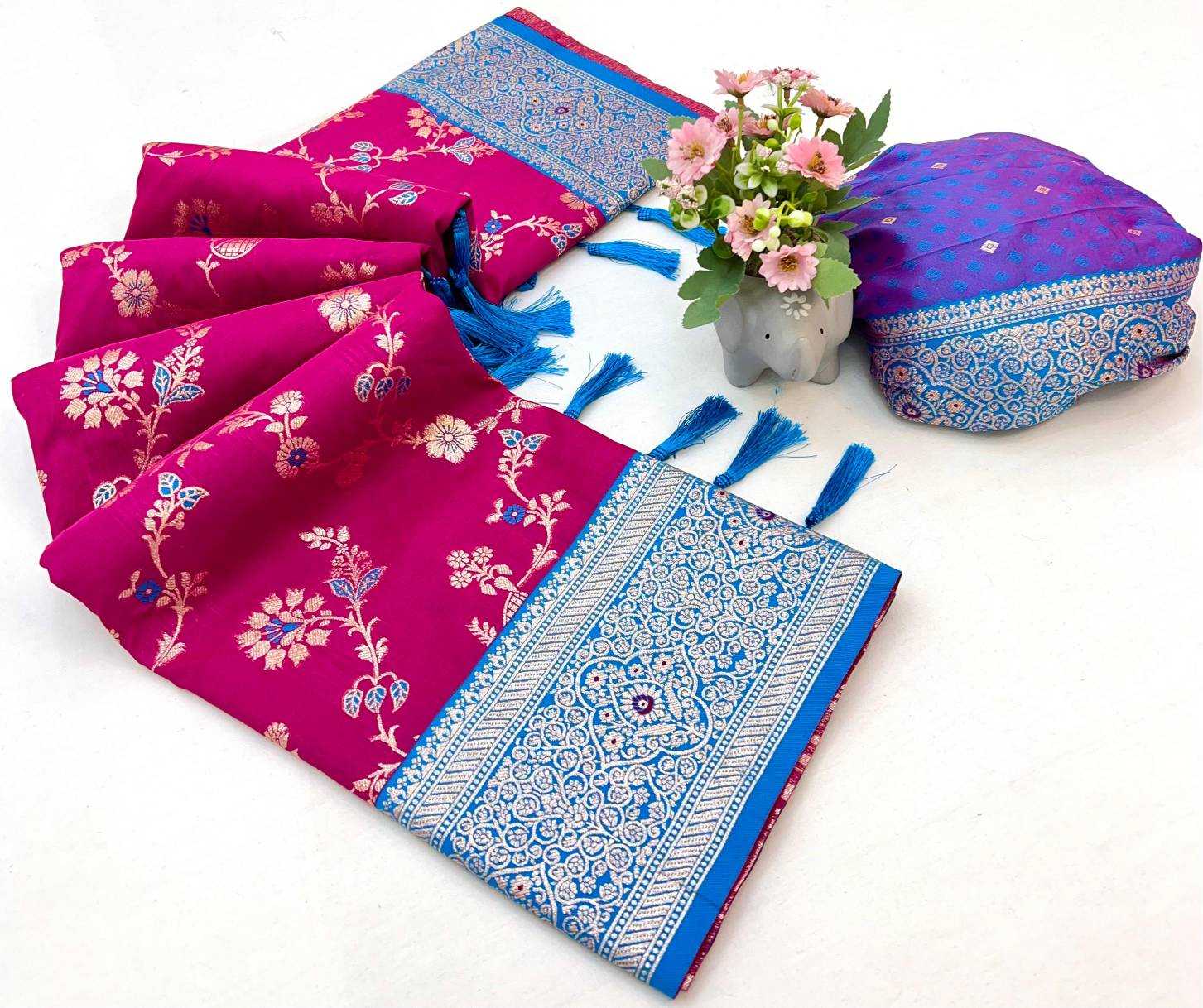 Ynf Silk RIN209 RAGINI-Vol-4 Silk Sarees Wedding Collections Wholesale Banarasi Silk Sarees Zari Border Silk Sarees Silk Sarees For Weddings Manufacturer