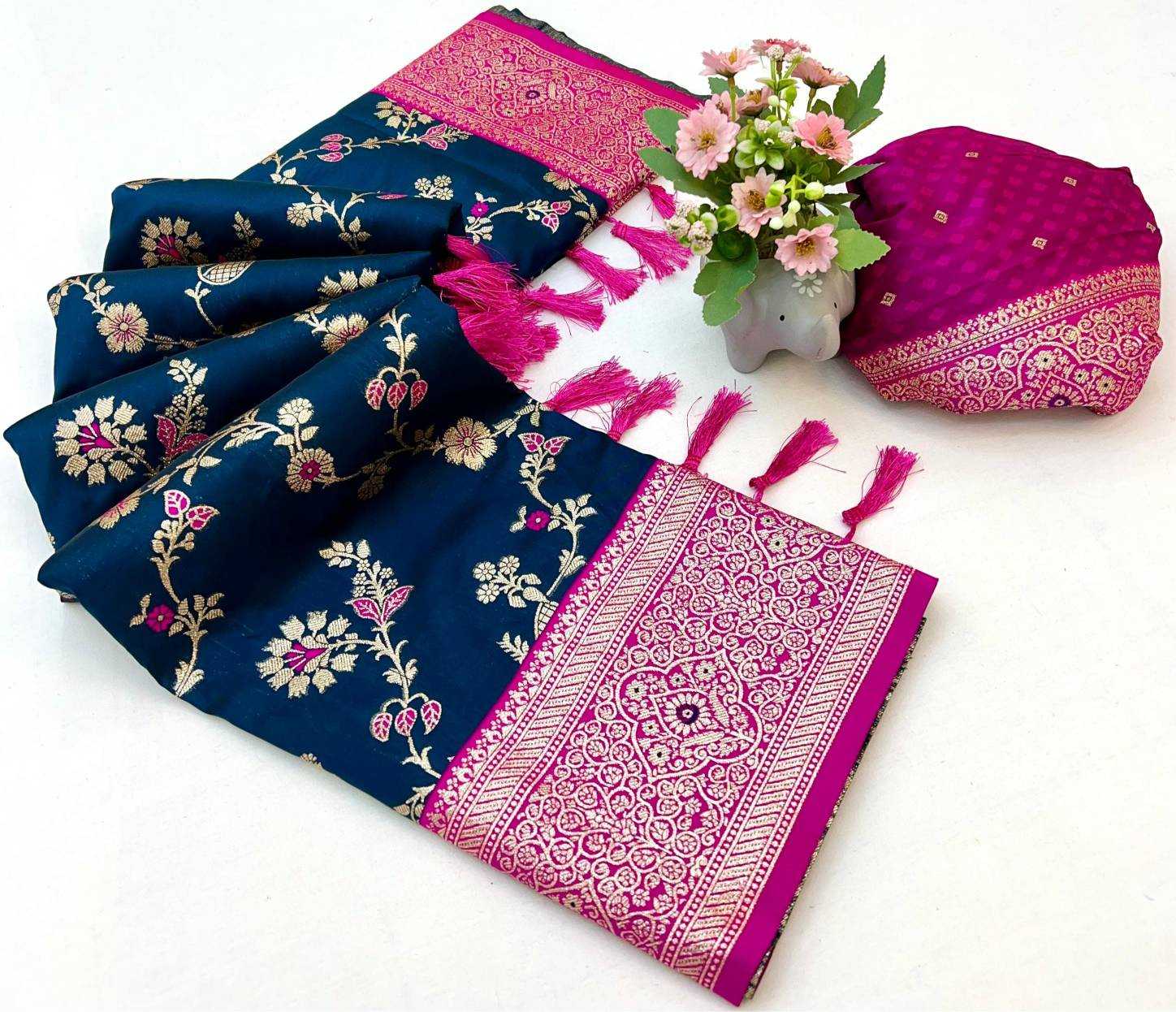 Ynf Silk RIN209 RAGINI-Vol-4 Silk Sarees Wedding Collections Wholesale Banarasi Silk Sarees Zari Border Silk Sarees Silk Sarees For Weddings Manufacturer