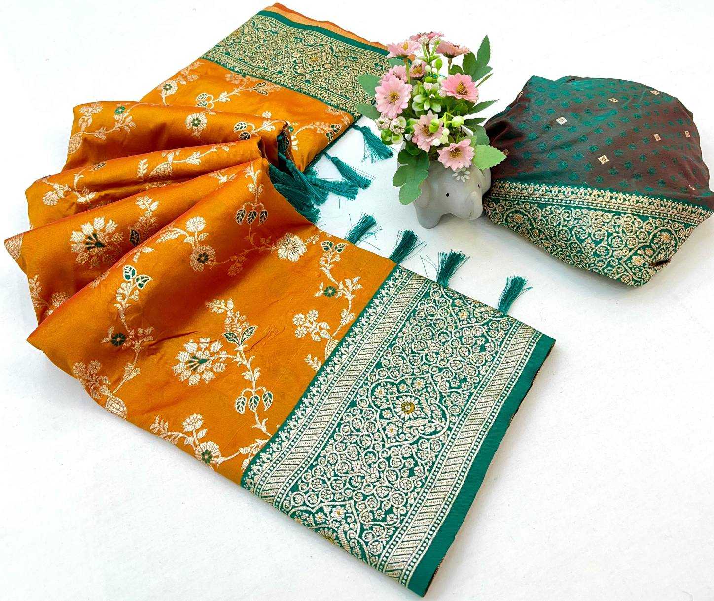 Ynf Silk RIN209 RAGINI-Vol-4 Silk Sarees Wedding Collections Wholesale Banarasi Silk Sarees Zari Border Silk Sarees Silk Sarees For Weddings Manufacturer