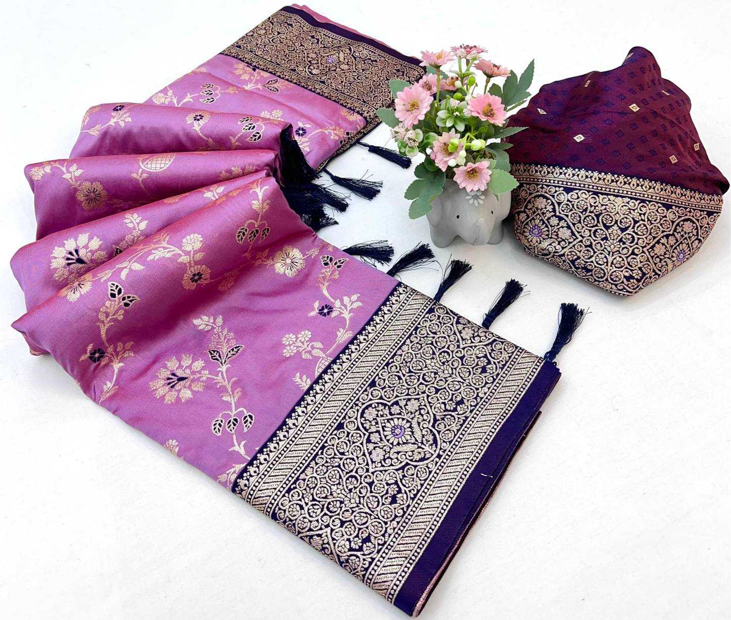 Ynf Silk RIN209 RAGINI-Vol-4 Silk Sarees Wedding Collections Wholesale Banarasi Silk Sarees Zari Border Silk Sarees Silk Sarees For Weddings Manufacturer