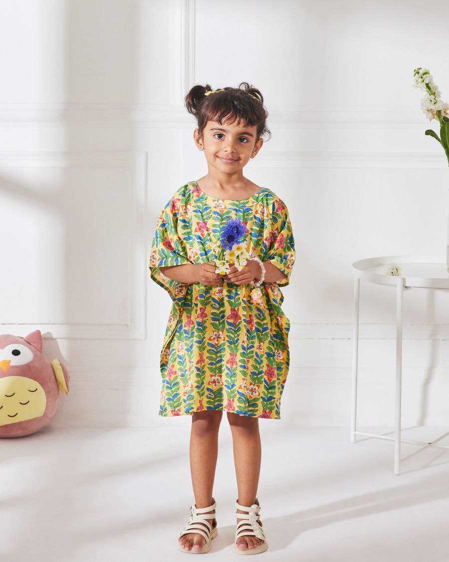 Ynf Slub Reyon RIN107 352 Kids Wear Wholesale Kids Frocks Girls Frock Girls Cotton Frocks Manufacturer