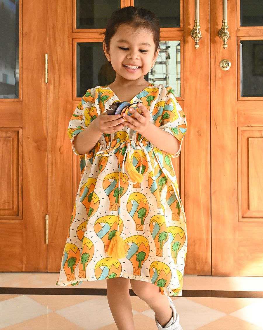 Ynf Slub Reyon RIN107 352 Kids Wear Wholesale Kids Frocks Girls Frock Girls Cotton Frocks Manufacturer