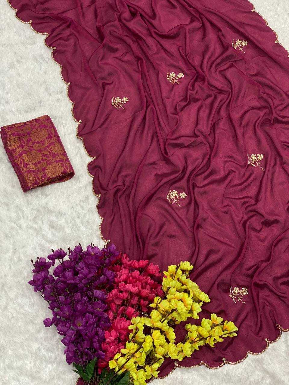 Ynf soft chinon RIN105 BLACK BEAUTY Sarees Wedding Collections Festive Collections Wholesale Party Wear Sarees Cutwork Saree Sarees With Blouse Manufacturer