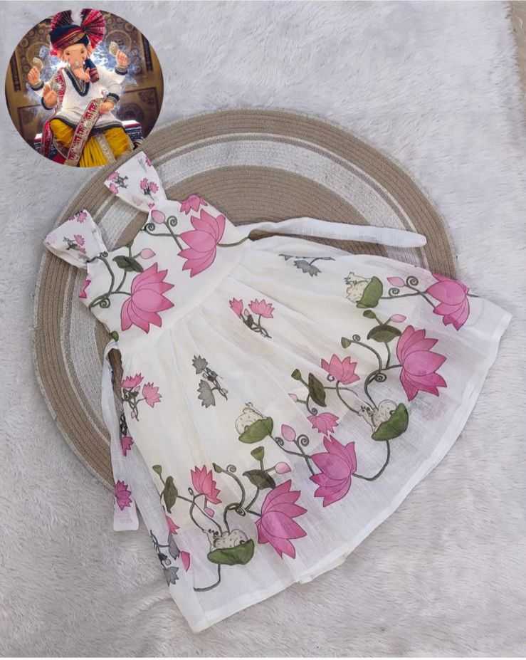 Ynf Soft Cotton KESH493 Stylish Kids Wear Wholesale Kids Gown Kids Ethnic Gowns Manufacturer