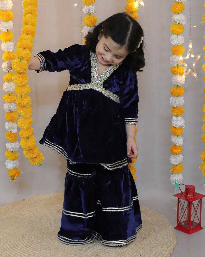 Ynf Soft Cotton RIN107 305 Kids Wear Wholesale Kids Sharara Girls Ethnic Wear Kids Wedding Outfits Manufacturer