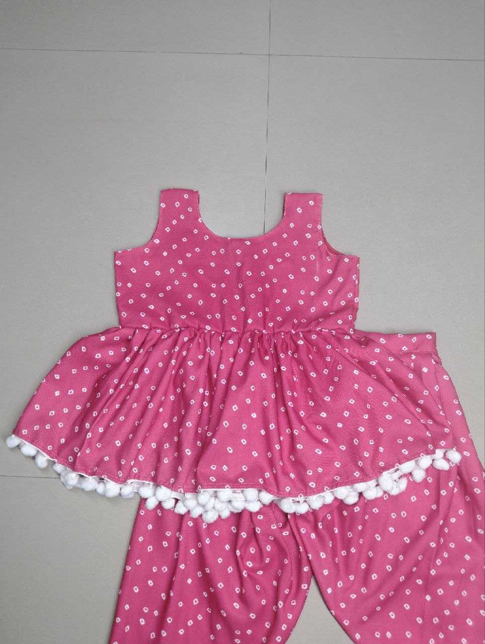 Ynf Soft Cotton RIN107 333 Kids Wear Wholesale Girls Kurti Kids Kurta Pajama Kids Navratri Outfits Manufacturer