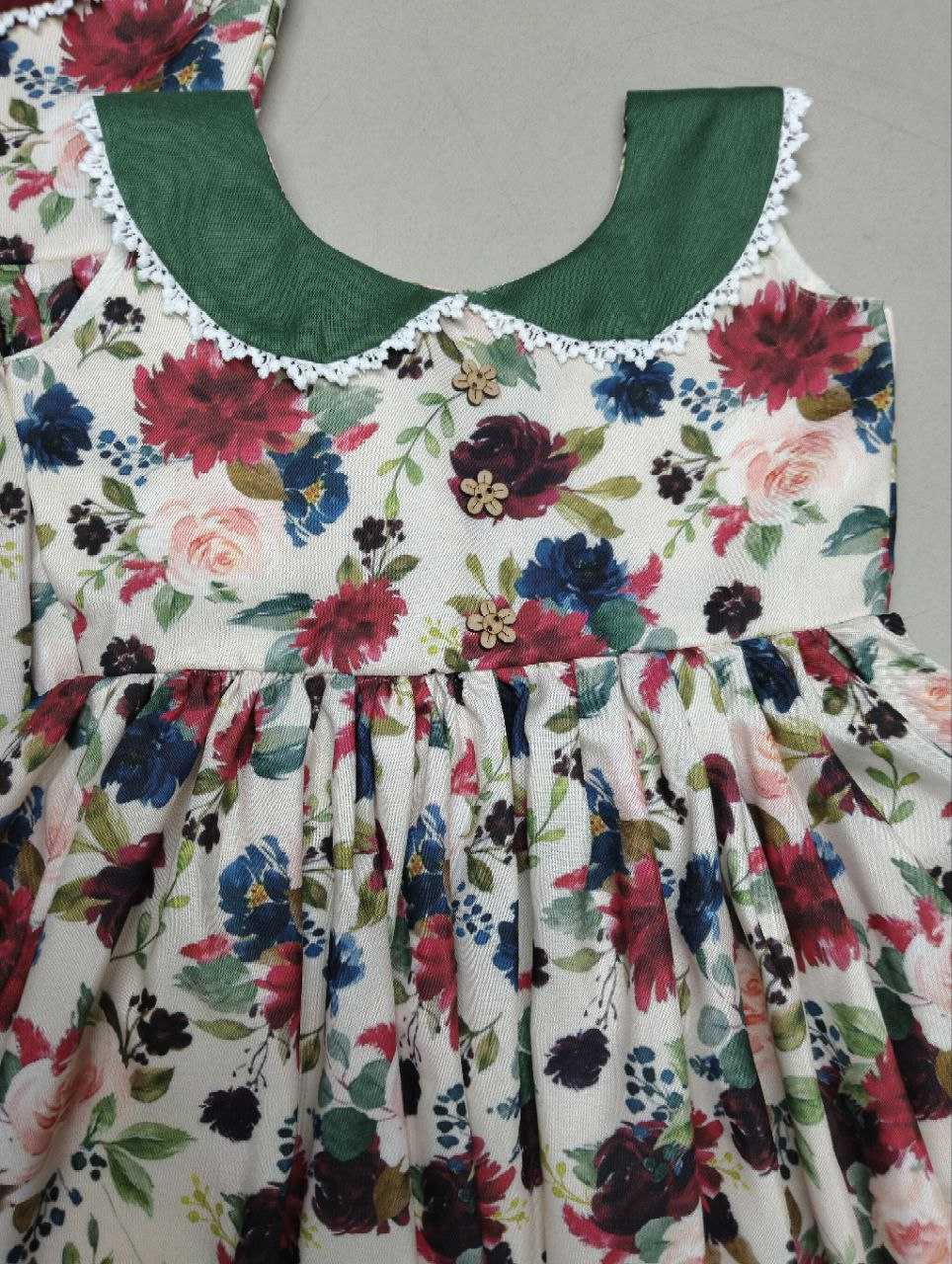 Ynf Soft Cotton RIN107 335 Kids Wear Wholesale Kids Frocks Girls Frock Girls Cotton Frocks Manufacturer