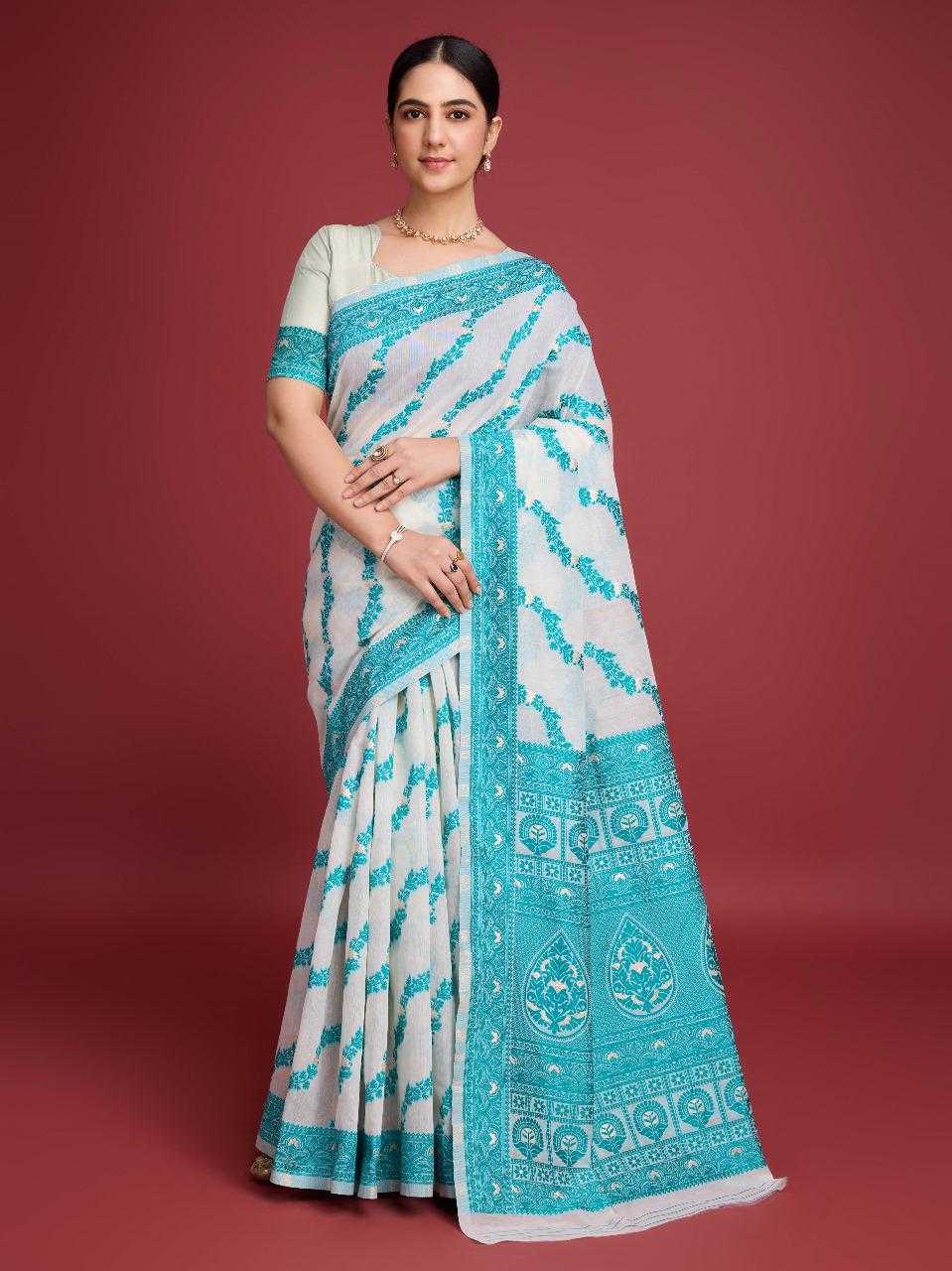 Ynf Soft Cotton Silk RIN113 NARI Silk Sarees Wedding Collections Festive Collections Wholesale Designer Silk Sarees Cotton Silk Sarees Silk Sarees For Weddings Manufacturer
