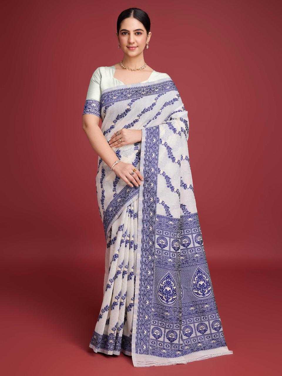 Ynf Soft Cotton Silk RIN113 NARI Silk Sarees Wedding Collections Festive Collections Wholesale Designer Silk Sarees Cotton Silk Sarees Silk Sarees For Weddings Manufacturer