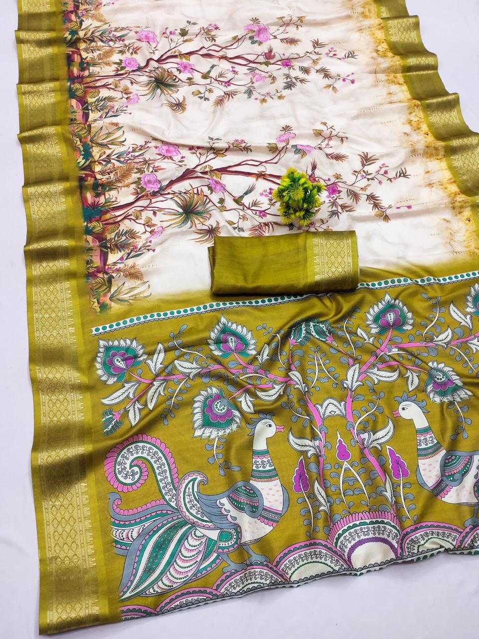Ynf Soft Cotton Silk RIN231 AXITA DIGITAL Print Sarees Wholesale Fancy Sarees Jacquard Saree Manufacturer