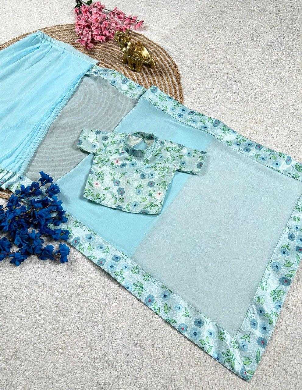 Ynf Soft Dola KESH505 324 Sarees Wholesale Ready To Wear Sarees Fancy Sarees Georgette Sarees Manufacturer