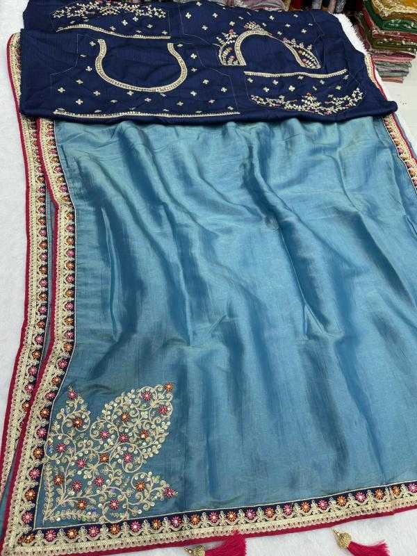 Ynf Soft Gold Crush KESH114 4765 Sarees Wedding Collections Festive Collections Wholesale Designer Sarees Fancy Sarees Embroidered Sarees Manufacturer