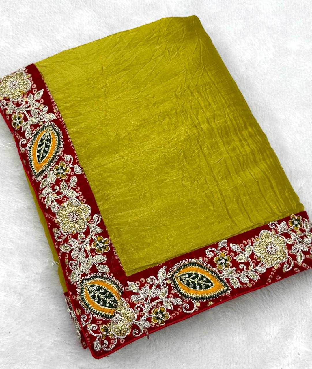 Ynf Soft Gold Crush KESH114 5003 Sarees Wedding Collections Wholesale Designer Sarees Embroidered Sarees Stone Work Saree Manufacturer