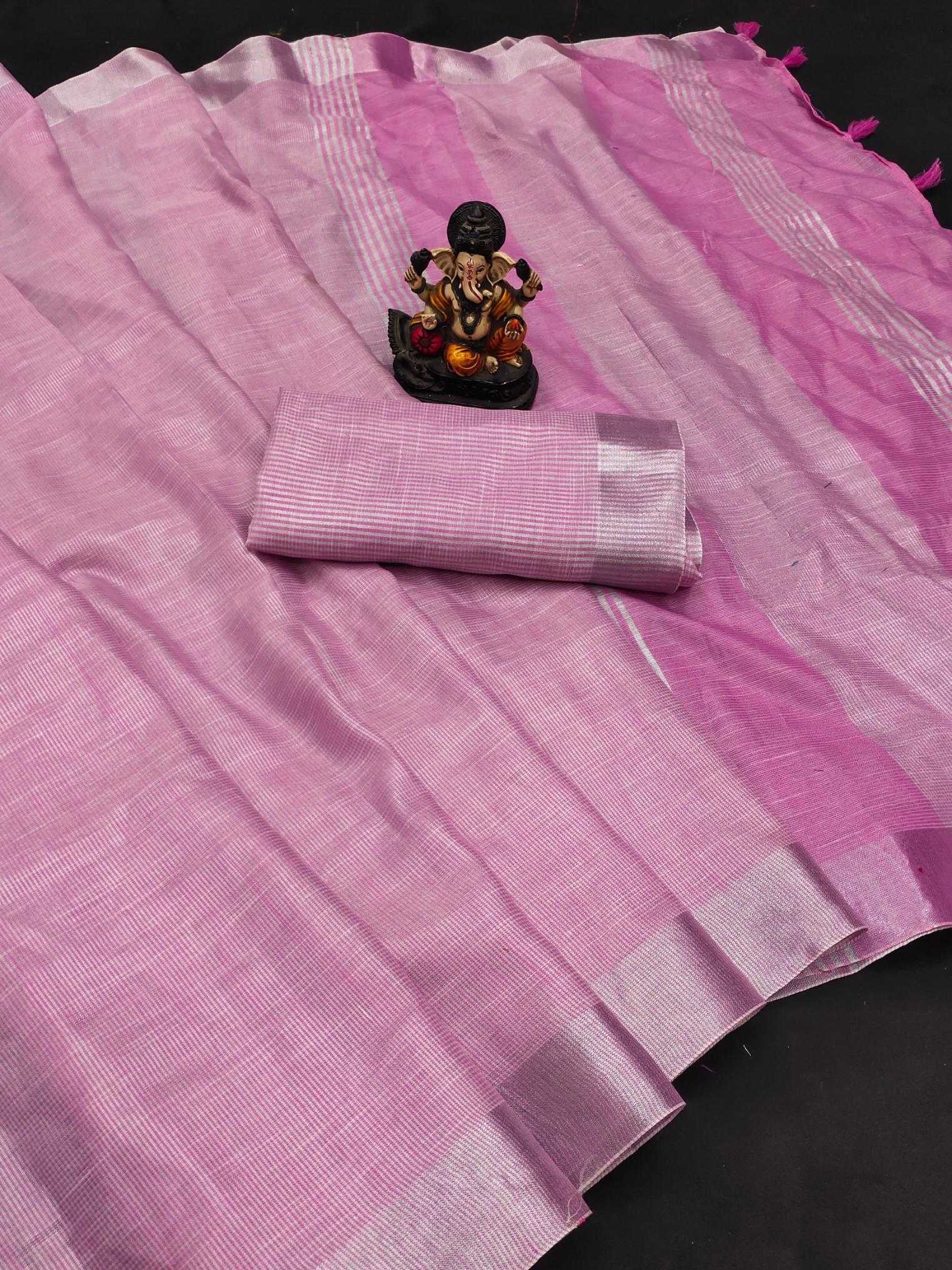 Ynf Soft Linen Jari RIN183 ALEEN Sarees Wholesale Fancy Sarees Cotton Sarees Linen Sarees Manufacturer