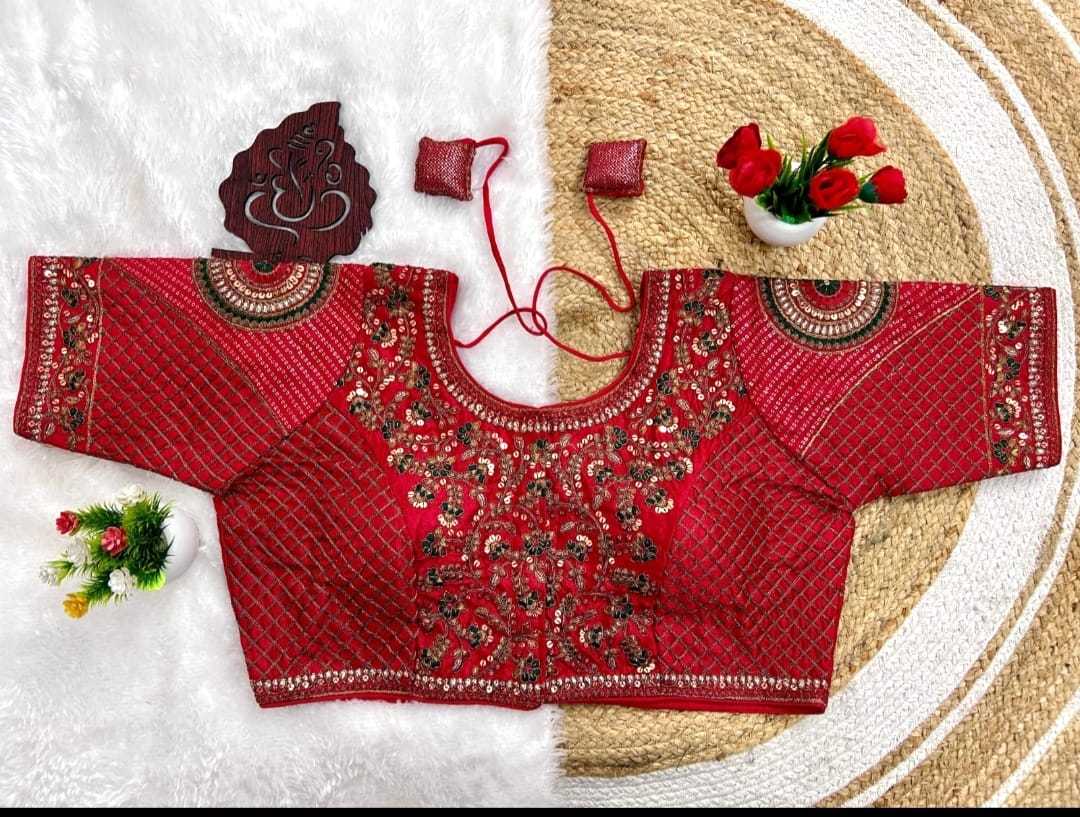 Ynf Soft Silk KESH356 BRIDAL Readymade Blouses Wholesale Sequence Embroidery Blouse Designer Blouse Silk Blouse Manufacturer