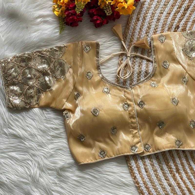 Ynf Soft Silk KESH426 ZIMICHOOGOLA Readymade Blouses Wholesale Sequence Embroidery Blouse Designer Blouse Silk Blouse Manufacturer