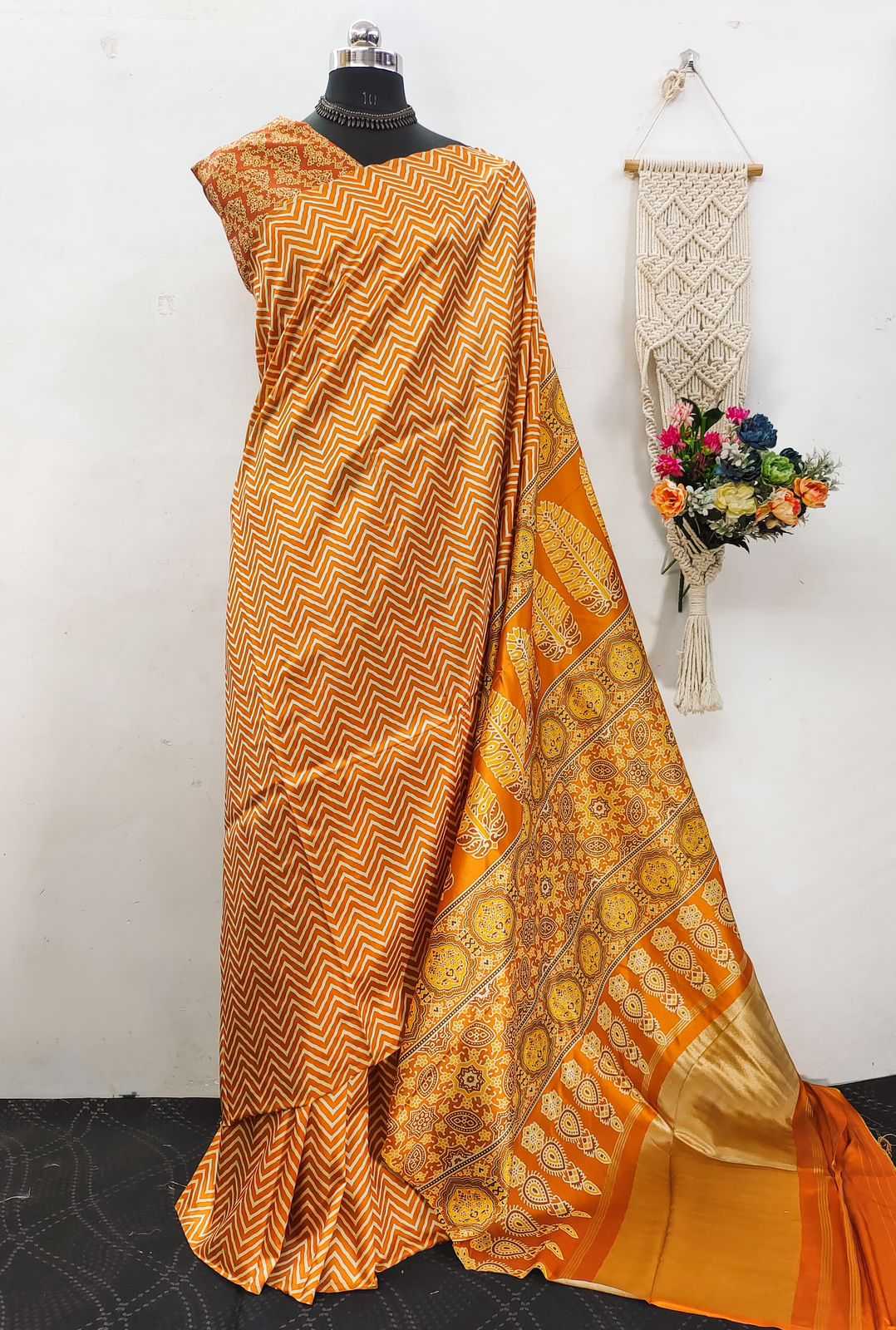 Ynf Soft Silk KESH484 smooth and rich Sarees Silk Sarees Wholesale Printed Sarees Ajrakh Sarees Gajji Modal Sarees Manufacturer