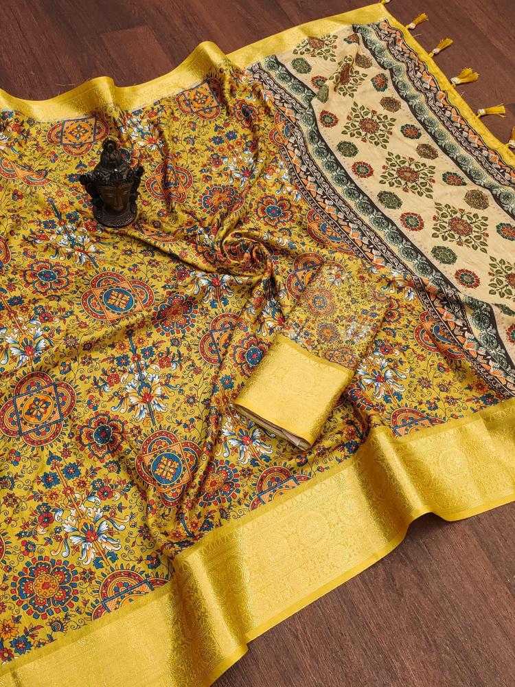 Ynf Soft Silk RIN118 Newly Silk Sarees Wedding Collections Wholesale Printed Silk Saree Designer Silk Sarees Zari Border Silk Sarees Manufacturer