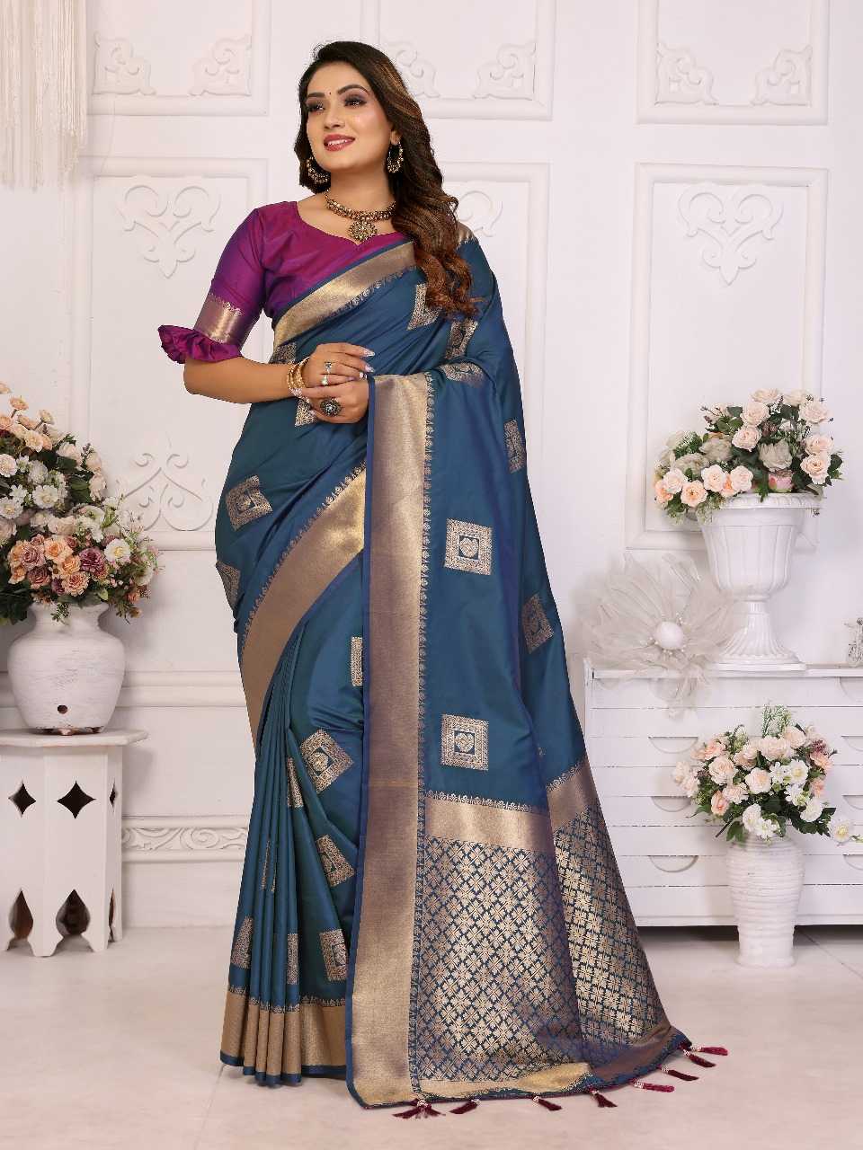 Ynf Soft Silk RIN144 SAMEERA Silk Sarees Wedding Collections Festive Collections Wholesale Soft Silk Sarees Designer Silk Sarees Zari Border Silk Sarees Manufacturer