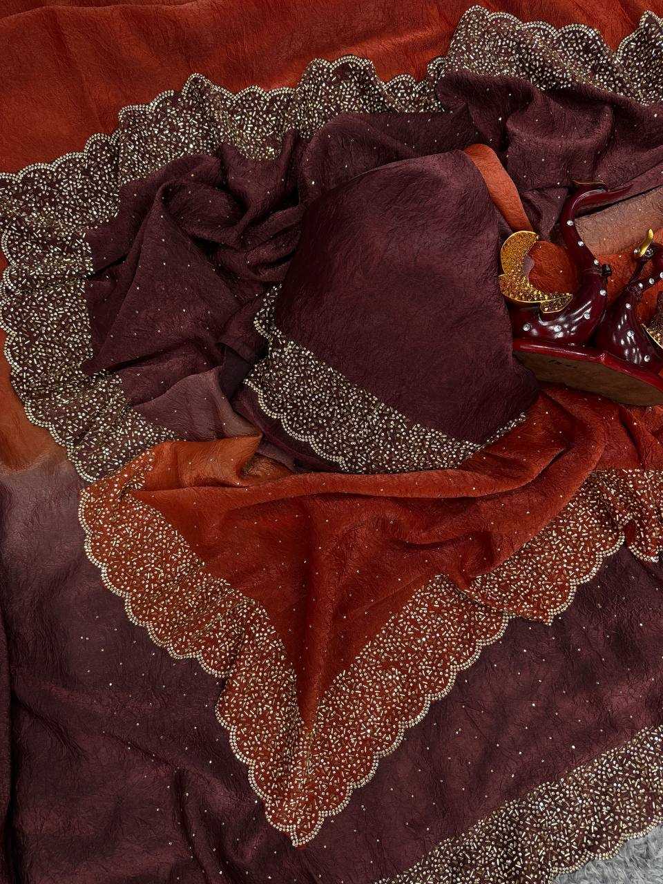 Ynf Space Silk RIN151 5453 Sarees Wholesale Designer Sarees Work Sarees Manufacturer