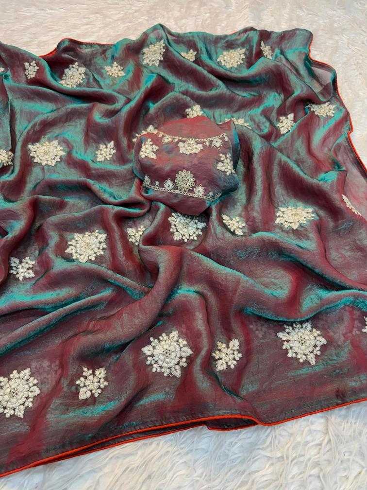 Ynf Space Silk RIN178 Glow Silk Sarees Wedding Collections Festive Collections Wholesale Designer Silk Sarees Fancy Silk Sarees Embroidered Silk Sarees Manufacturer