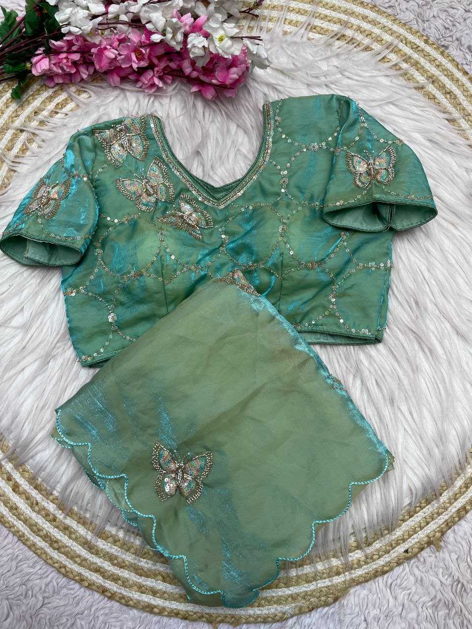 Ynf Space Silk RIN216 vaidehi Sarees Wholesale Party Wear Sarees Fancy Sarees Cutwork Saree Manufacturer