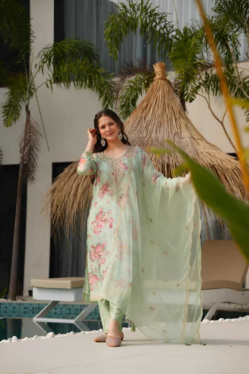Ynf Tabby Silk RIN129 024 Suits & Dresses Wedding Collections Festive Collections Wholesale Printed Suits Embroidery Suits Ladies Silk Suit Manufacturer