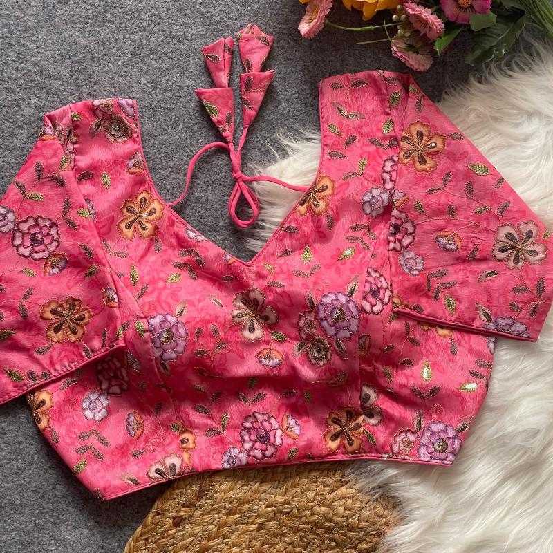 Ynf Tissue KESH426 Wedding Readymade Blouses Wholesale Printed Blouse Designer Blouse Party Wear Blouse Manufacturer
