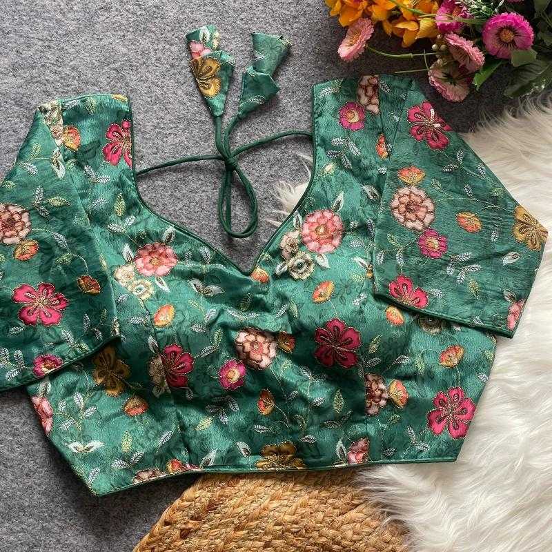 Ynf Tissue KESH426 Wedding Readymade Blouses Wholesale Printed Blouse Designer Blouse Party Wear Blouse Manufacturer