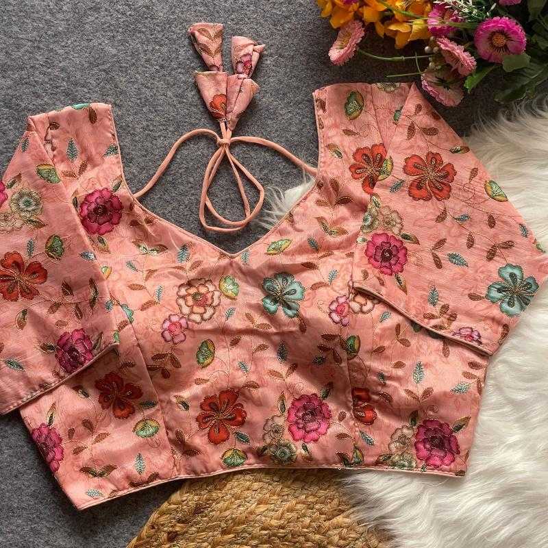 Ynf Tissue KESH426 Wedding Readymade Blouses Wholesale Printed Blouse Designer Blouse Party Wear Blouse Manufacturer
